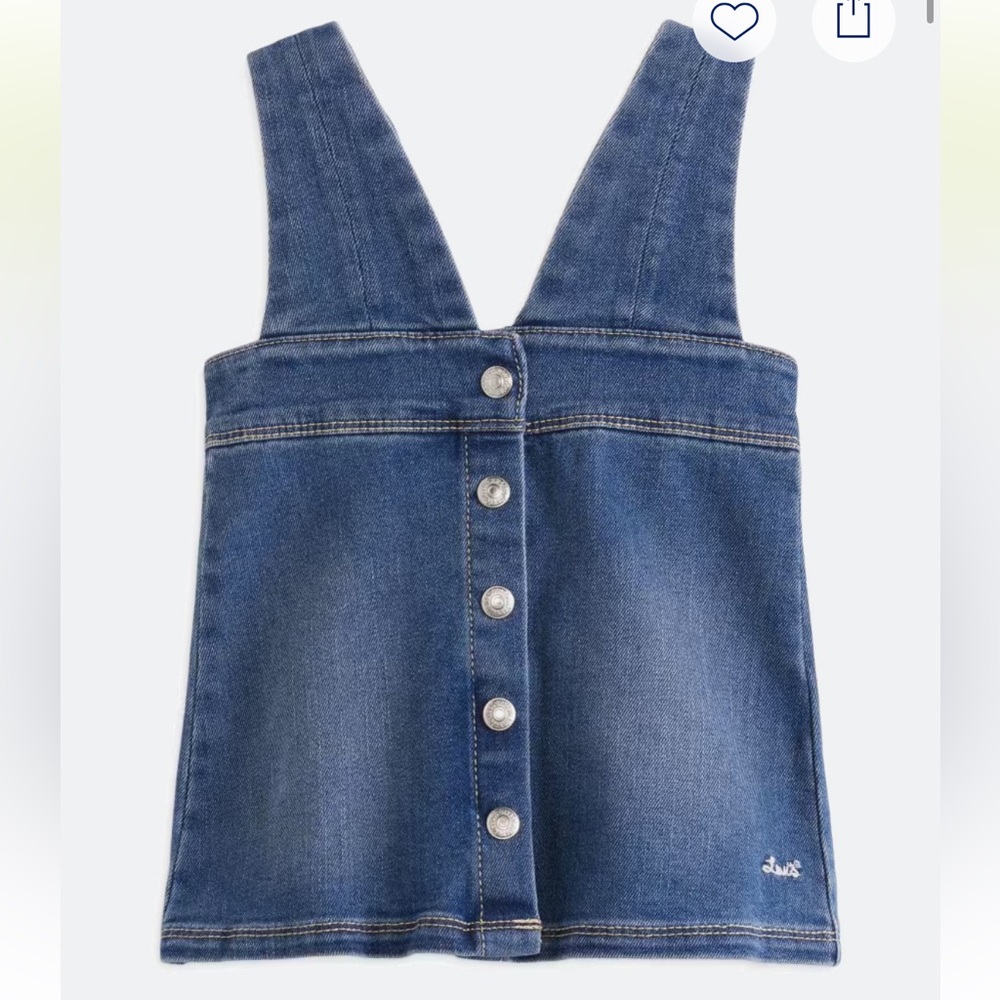 Levi’s toddler pinafore jumper dress